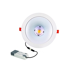 downlight GLAN M � 237MM Plug&Play rigid, CCT Switch, UGR < 19, multipower IP20, white 