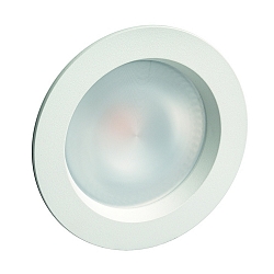 Lumière encastrée SILMA LED rond IP40, opale, blanche  784lm 2900-3100K CRI 80-89
