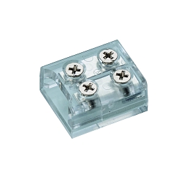 Alimentation VARDAFLEX 1CM - SCREW 2 pôles, transparent