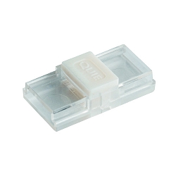 Connecteur direct VARDAFLEX 1CM - PUSH LOCK-W 2 pôles, mat, transparent