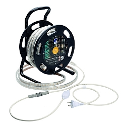 Bande LED VARDAFLEX AC WORK LIGHT PLUS / 15M DRUM 940 avec possibilit� d'alimentation, avec prise de courant