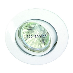 Lumi�re encastr�e MR11 pivotant IP20, blanche