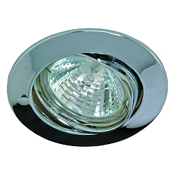 Lumi�re encastr�e MR16 pivotant IP20, chrome