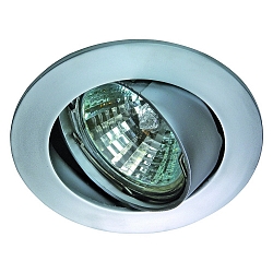 Lumi�re encastr�e MR16 pivotant IP20, chrom� mat