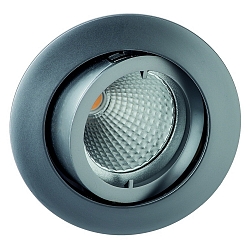 Lumière encastrée MR16 pivotant IP20, chromé mat