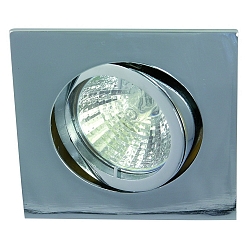 Lumi�re encastr�e QUADRO pivotant IP20, chrome