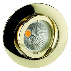 Lumière encastrée MR11 pivotant IP20, scintillant, or