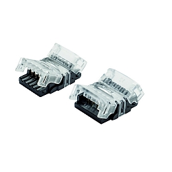 Connecteur VARDAFLEX 1.2CM - PUSH (RU-70500 + RU-70537) lot de 1, 5 pôles, RGBW, noir, transparent
