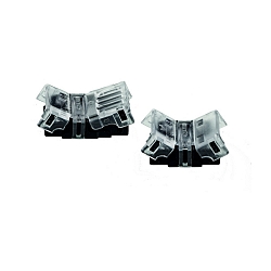 Connecteur VARDAFLEX 1CM - PUSH SPACE (RU-70535 + RU-70536) lot de 1, noir, transparent
