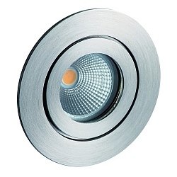 Lumi�re encastr�e TULKA V4A rond, rigide IP55, acier inoxydable, scintillant