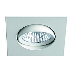 Plafonnier encastré BAN COB pivotant, carré, courant constant IP40, blanche gradable