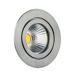 Plafonnier ext�rieur CIRDAN COB rond, rigide IP55, acier inoxydable gradable