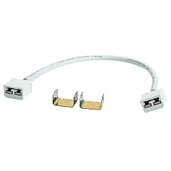 Connecteur VARDAFLEX 8MM...10MM avec possibilité d'alimentation, pliable, blanche