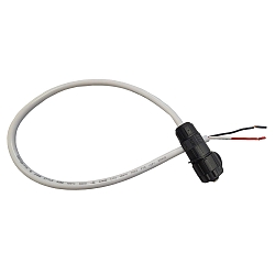 Câble de connexion  VARDAFLEX PLATIN INGROUND (RUP-PGF901)- PLASTIC SCREWS 2 pôles, acier inoxydable 50cm