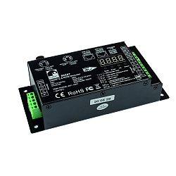 Variateur DMX 512 ACTOR PRO / 24V / 960W / 5 COLOUR 5 canaux, contrôlable par DMX, noir