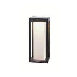 Lampe solaire � accu RADIA MOON MINI avec capteur IP65, gris graphite