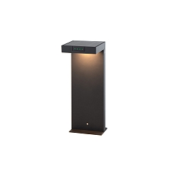 Lampe solaire � accu ALA GROUND MINI avec capteur IP65, gris graphite
