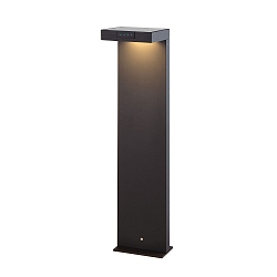 Lampe solaire � accu ALA GROUND MAXI avec capteur IP65, gris graphite