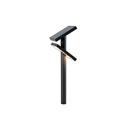 Lampe solaire � accu HELIOSTEPPER avec capteur IP65, gris graphite