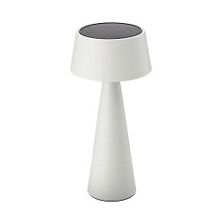 Lampe de table � accu SOLINO IP44, blanc neige gradable