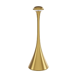 battery table lamp NUDROP CCT Switch, with touch dimmer IP54, gold dimmable