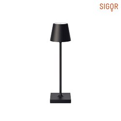 Lampe de table  accu NUINDIE POCKET IP54, noir nuit gradable