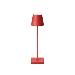 Lampe de table � accu NUINDIE POCKET USB-C rond, CCT Switch, avec variateur tactile IP54, rouge feu gradable