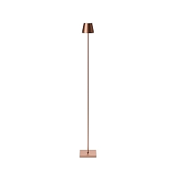 Lampadaire � accu NUINDIE USB-C haut / bas, avec connexion USB, CCT Switch, avec variateur tactile IP54, bronze gradable