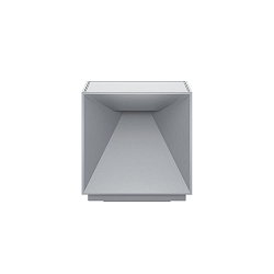 battery table lamp NUTALIS 10X10CM cube shape, CCT Switch, with touch dimmer, with charger IP54, fog grey dimmable