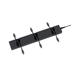 Station de recharge NUINDIE USB-C 6 fois, noir