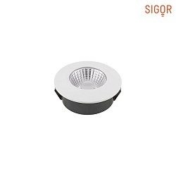recessed luminaire DILED 60 flat, rigid, Dim-To-Warm IP30, white dimmable 5W 300lm 2100-2700K 36 36 CRI 95