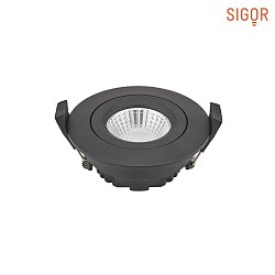 recessed luminaire DILED 68 swivelling IP20, black dimmable 6W 380lm 3000K 36 36 CRI 95