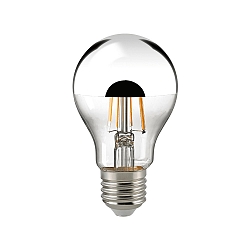 LED Filament light bulb Top reflector lamp, 8,5W, E27, 2700K, siler, 900lm, dimmable