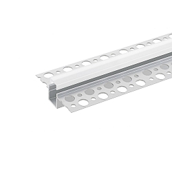 Profil d'installation RECESSED 10 avec couverture, affleurant aluminium