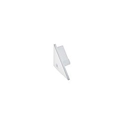 Endcap for Wall profile UP OR DOWN, flush, with hole