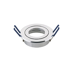 Lumi�re encastr�e RING rond, pivotant GU 5,3, aluminium poli gradable