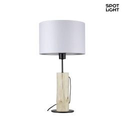Lampe de table PINO    E27 IP20, bois, noir , blanche