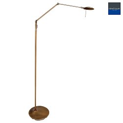 Steinhauer Floor lamp ZODIAC LED, 1 flame, bronze