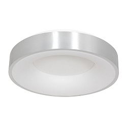 Luminaire de plafond RINGLEDE - Ø 38CM rond, médium, direct / indirect IP20, argent brossé gradable