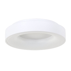 Luminaire de plafond RINGLEDE - Ø 48CM grand, rond, direct / indirect IP20, blanc mat gradable