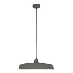 Luminaire � suspension KRISIP Bas, � 1 flamme, plat E27 IP20, gris, mat gradable