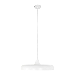 Luminaire � suspension KRISIP Bas, � 1 flamme, plat E27 IP20, blanc mat gradable