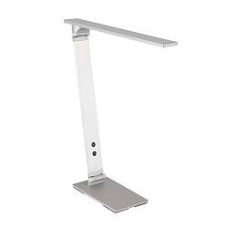 Lampe de table SERENADE rotatif, CCT Switch, inclinable, avec variateur tactile IP20, acier bross� gradable