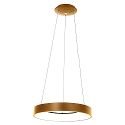 pendant luminaire RINGLEDE - Ø 48CM large, round, direct / indirect IP20, gold dimmable