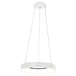 pendant luminaire RINGLEDE - Ø 48CM large, round, direct / indirect IP20, white matt dimmable
