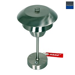 AN Table lamp BORDLAMPE, 1 flame, dimmable in 4 steps, steel