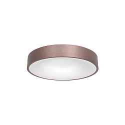 ceiling luminaire RINGLEDE - Ø 30CM small, round, direct / indirect IP20, black matt dimmable