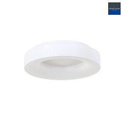 Luminaire de plafond RINGLEDE -  30CM petit, rond, direct / indirect IP20, blanc mat gradable