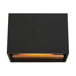 Luminaire mural MURO haut bas, angulaire, plat, réglable G9 IP20, noir mat gradable