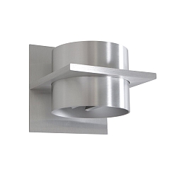 Luminaire mural MURO haut bas, angulaire, cylindrique, réglable G9 IP20, acier brossé gradable